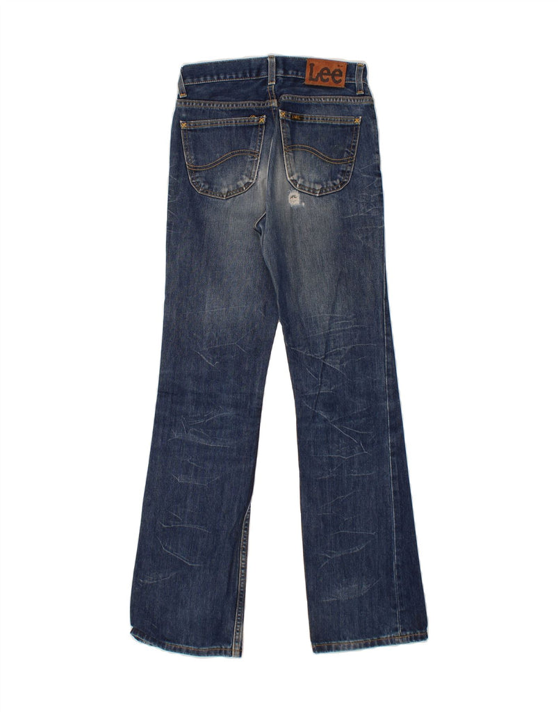 LEE Womens REED Distressed Bootcut Jeans W27 L32 Blue Cotton Vintage Lee and Second-Hand Lee from Messina Hembry 