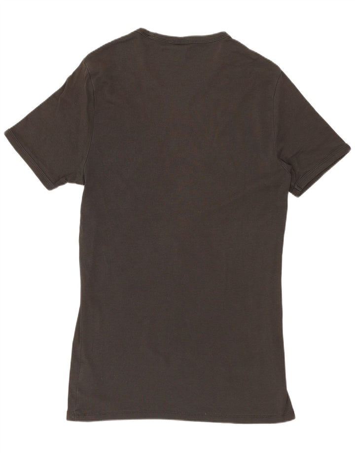 G-STAR Mens T-Shirt Top Medium Grey Cotton