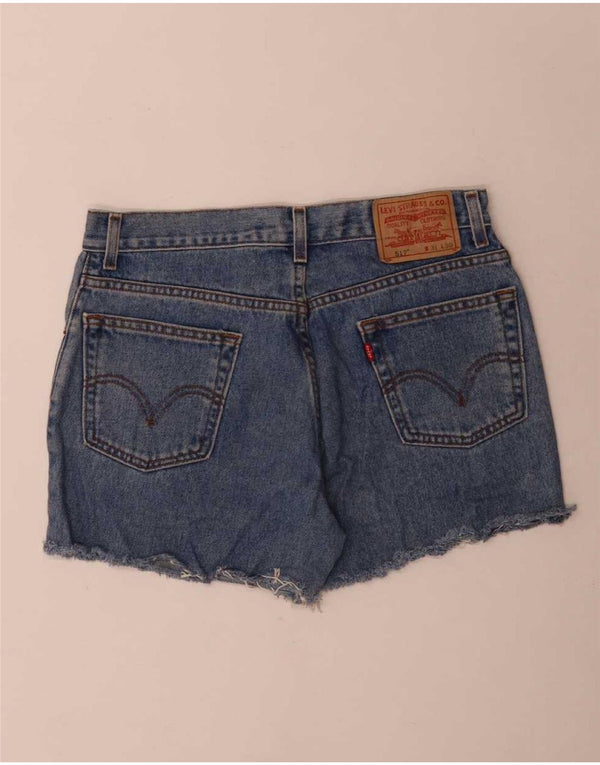 Levi's Womens 517 Denim Shorts W31 Medium Blue Cotton