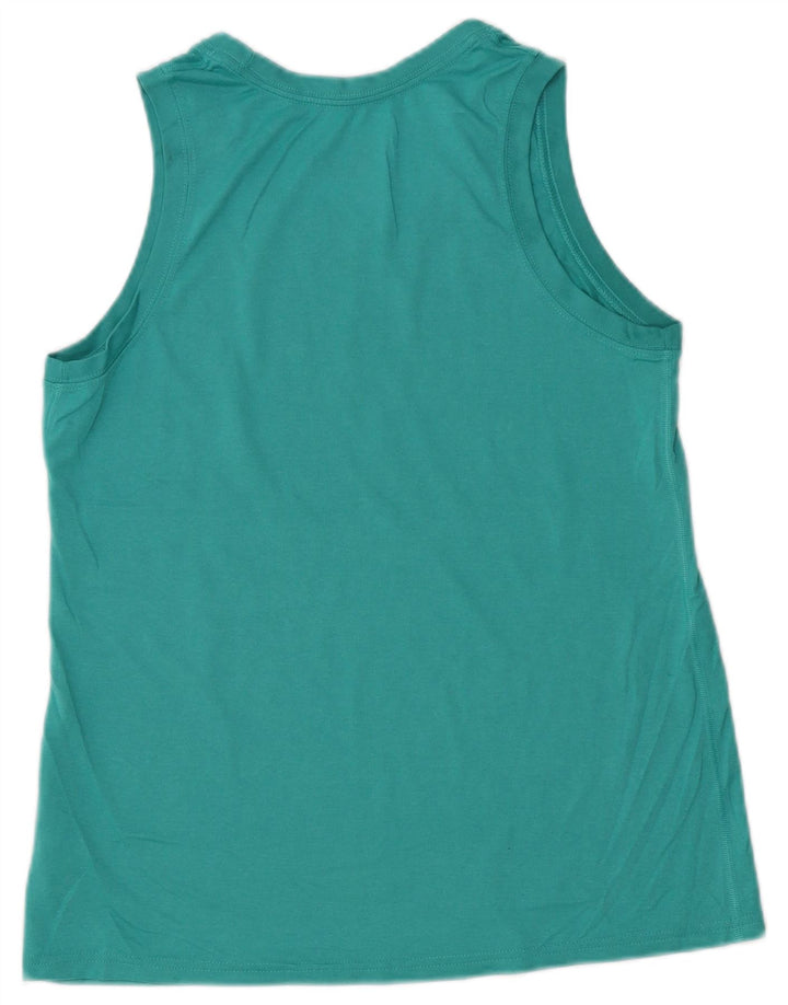Nike Womens Dri Fit Regular Fit Vest Top UK 14 Large Green Polyester