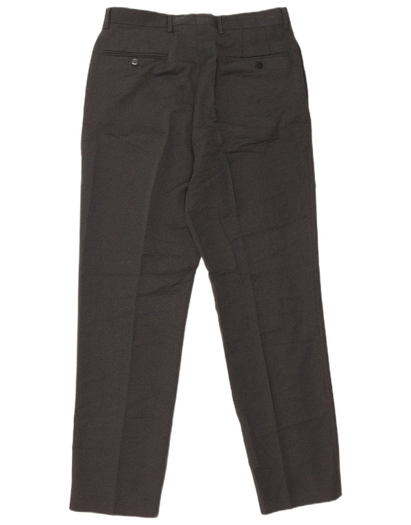 Carlo Pignatelli Mens Straight Suit Trousers W32 L31 Grey