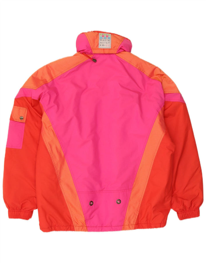 Vintage Mens Hooded Ski Jacket IT 46 Small Multicoloured Colourblock