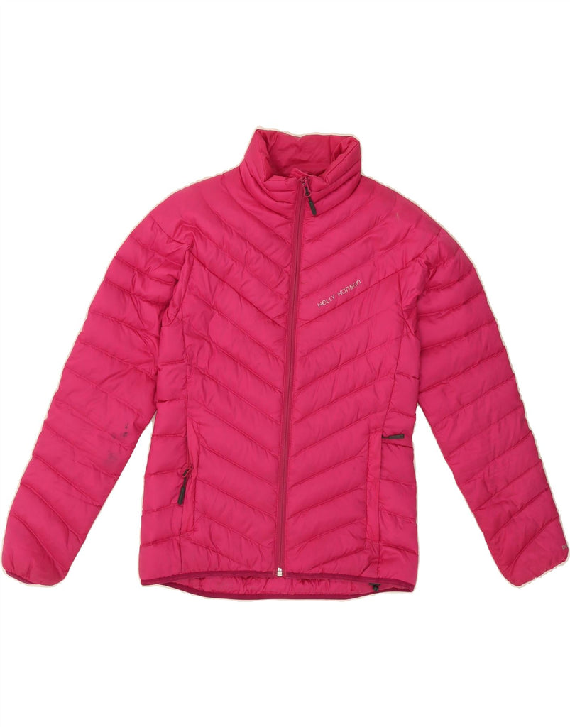 HELLY HANSEN Womens Padded Jacket UK 6 XS Pink Polyester Vintage Helly Hansen and Second-Hand Helly Hansen from Messina Hembry 
