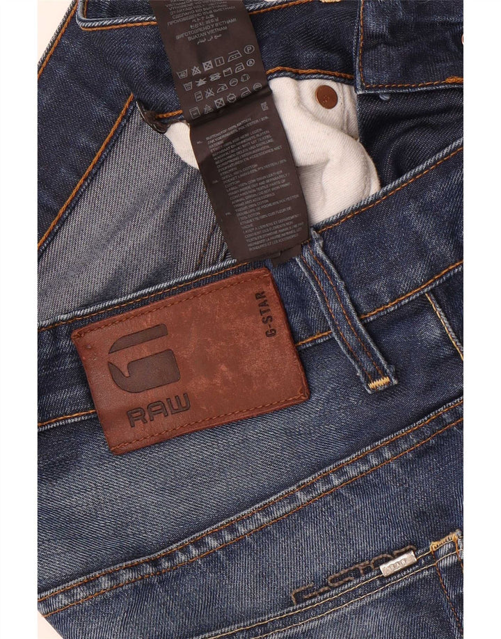 G-Star Mens Straight Jeans W31 L32 Blue Cotton