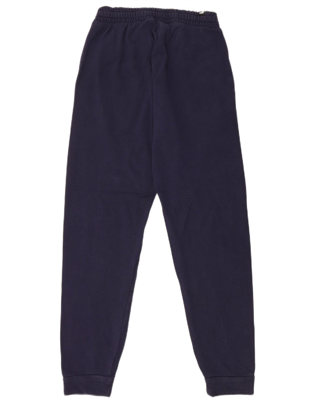 Puma Mens Tracksuit Trousers Joggers Small Navy Blue Cotton