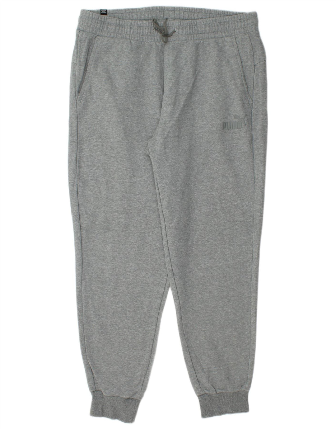 Puma Mens Tracksuit Trousers Joggers XL  Grey Cotton