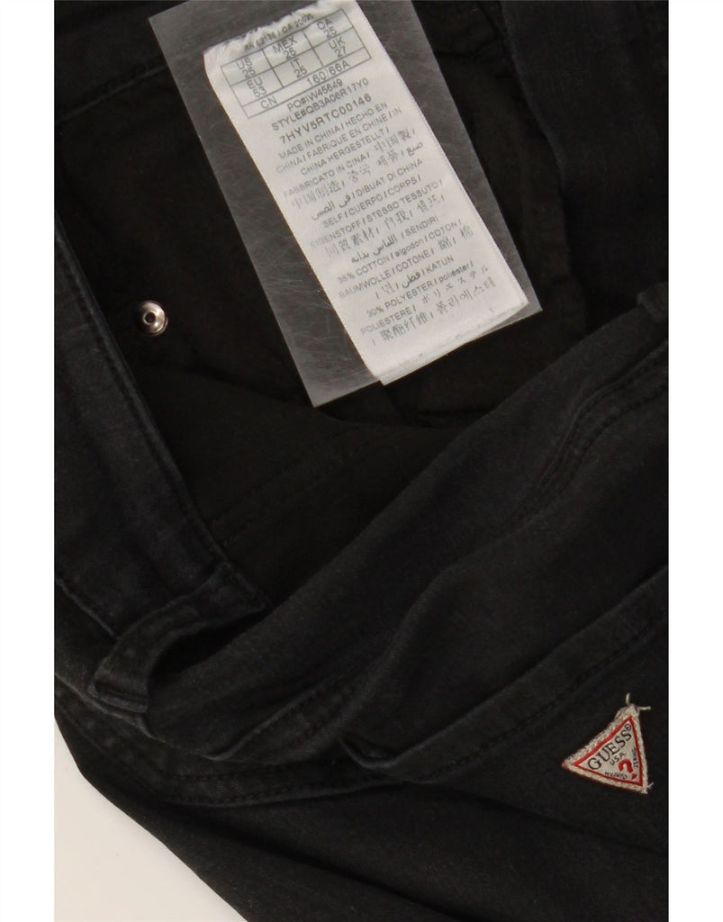 GUESS Womens Skinny Jeans W27 L24 Black Cotton Vintage Guess and Second-Hand Guess from Messina Hembry 