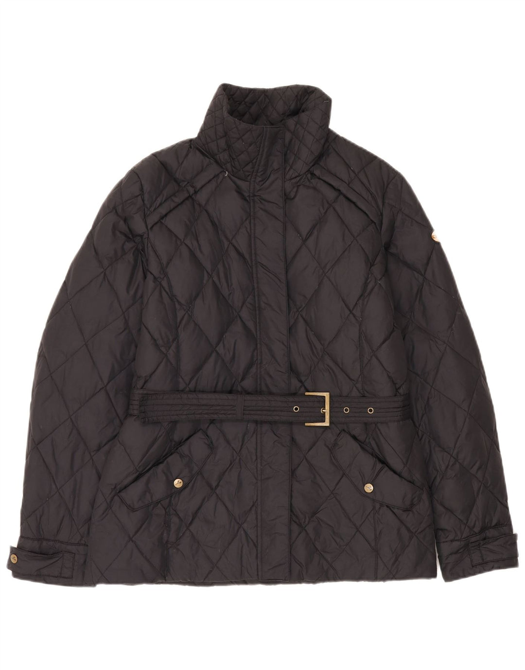 Diadora Womens Quilted Jacket UK 14 Medium Black