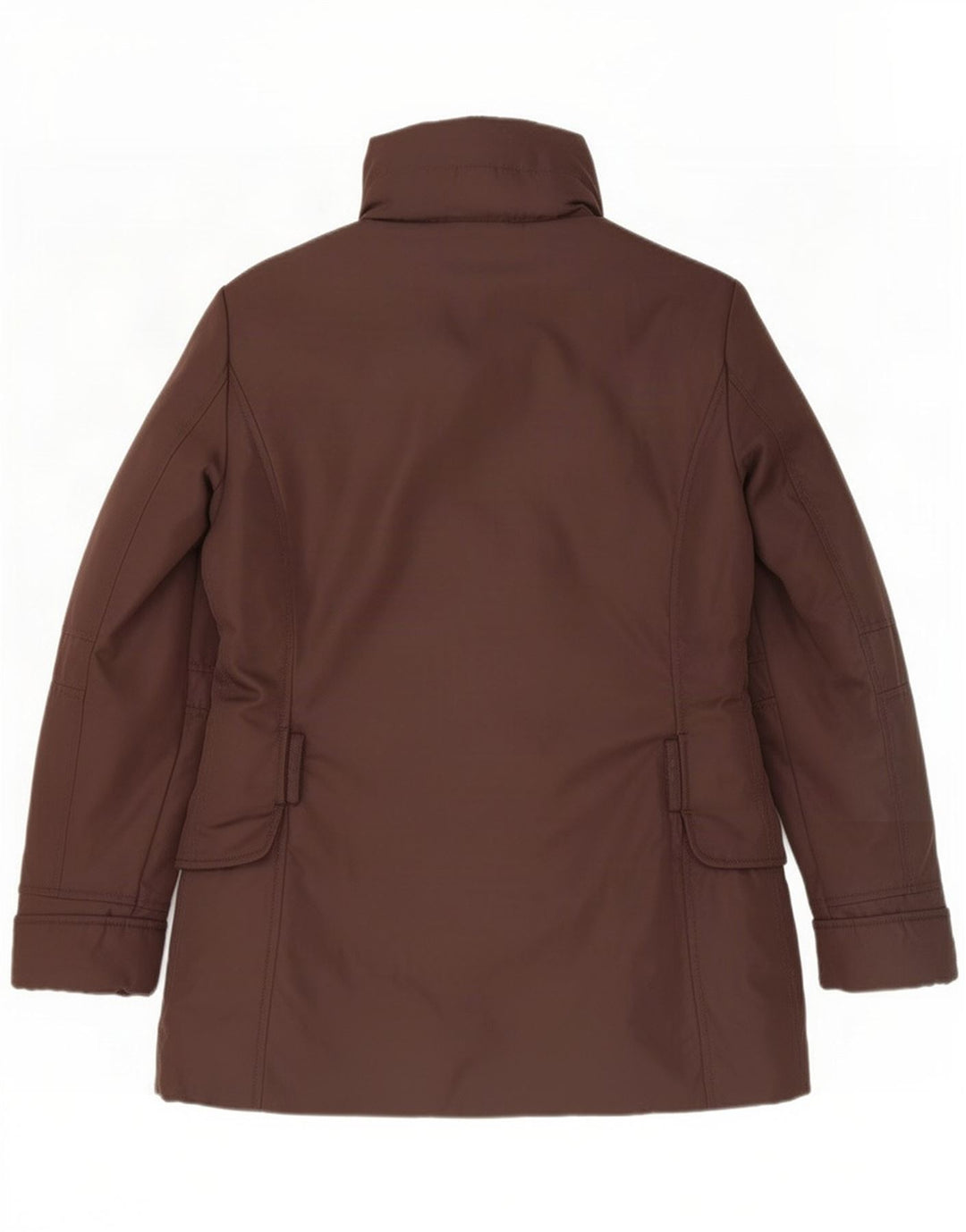 PEUTEREY Womens Padded Jacket UK 14 Large Brown Polyamide