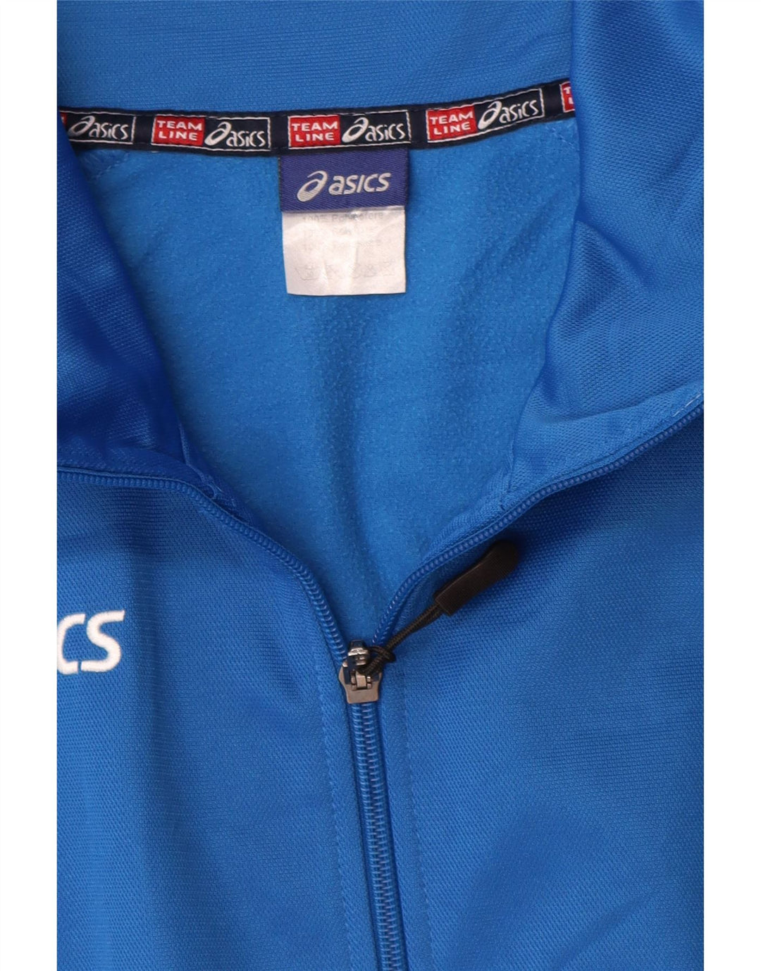 Asics Mens Tracksuit Top Jacket XL Blue Polyester