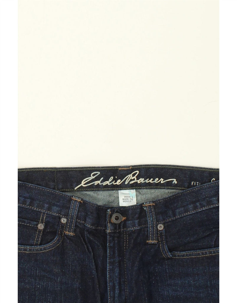 EDDIE BAUER Mens Straight Jeans W35 L30 Blue Cotton | Vintage Eddie Bauer | Thrift | Second-Hand Eddie Bauer | Used Clothing | Messina Hembry 