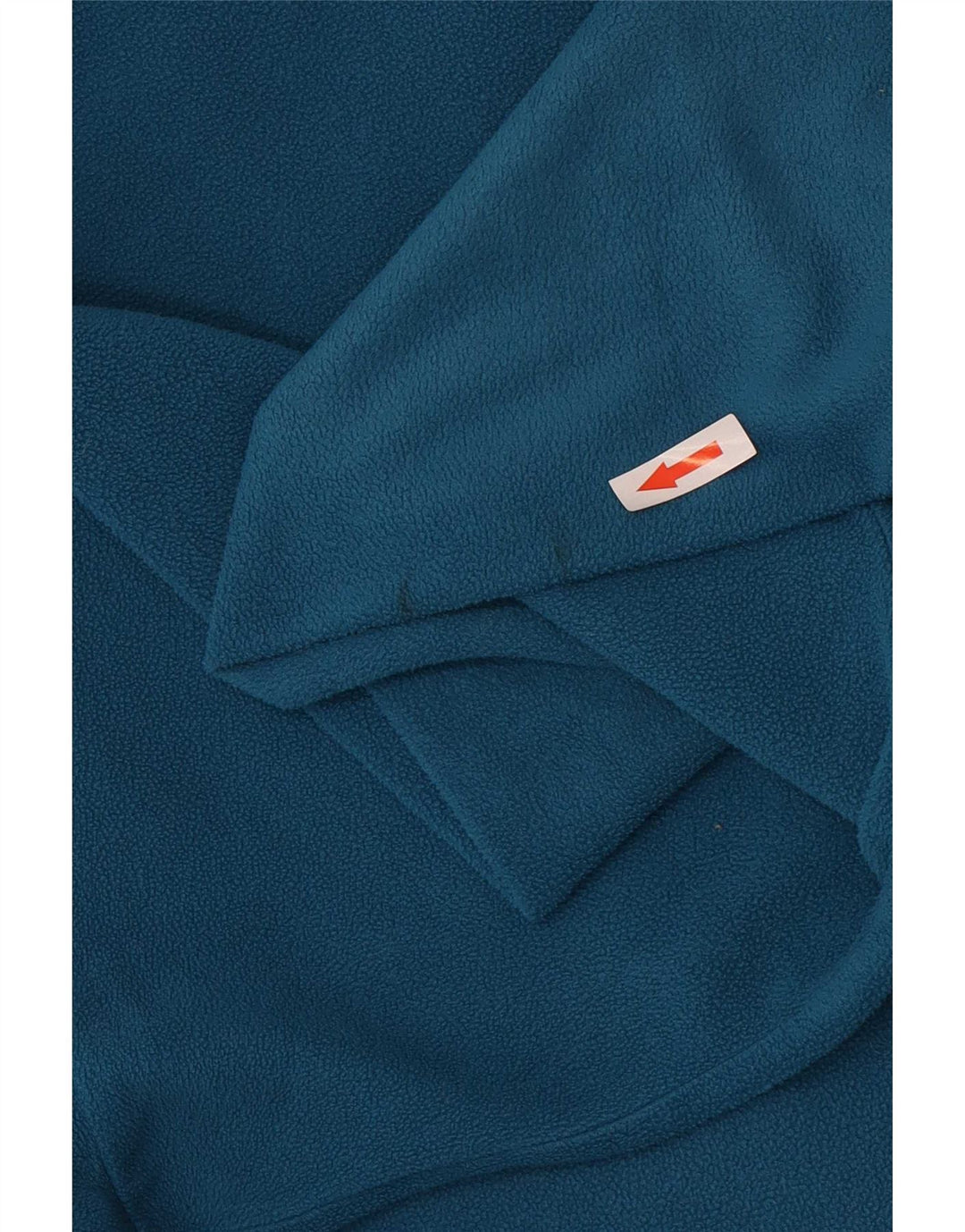 Jack Wolfskin Mens Zip Neck Fleece Jumper UK 36/38 Medium Blue Polyester