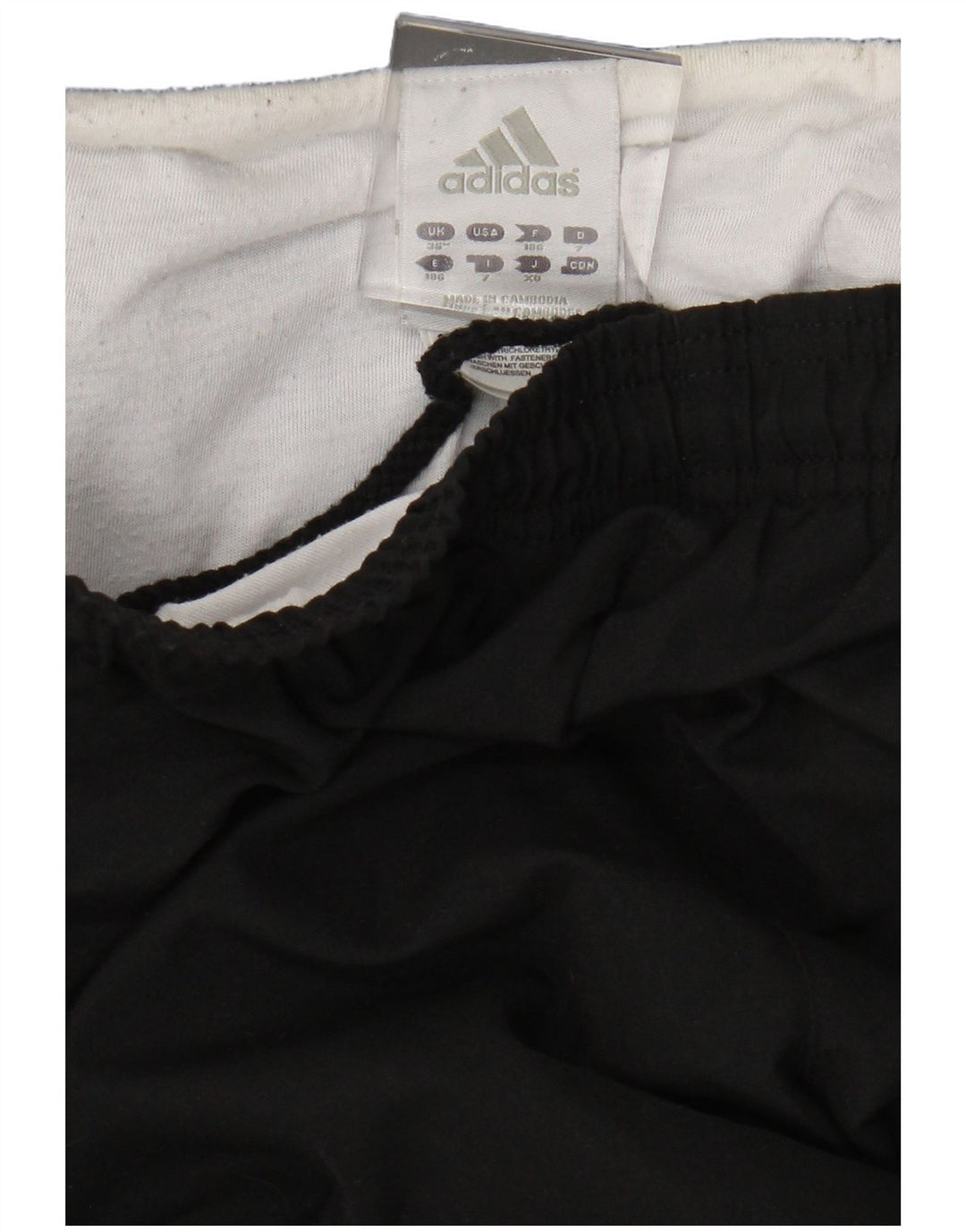 Adidas Mens Tracksuit Trousers Joggers Large  Black Polyester