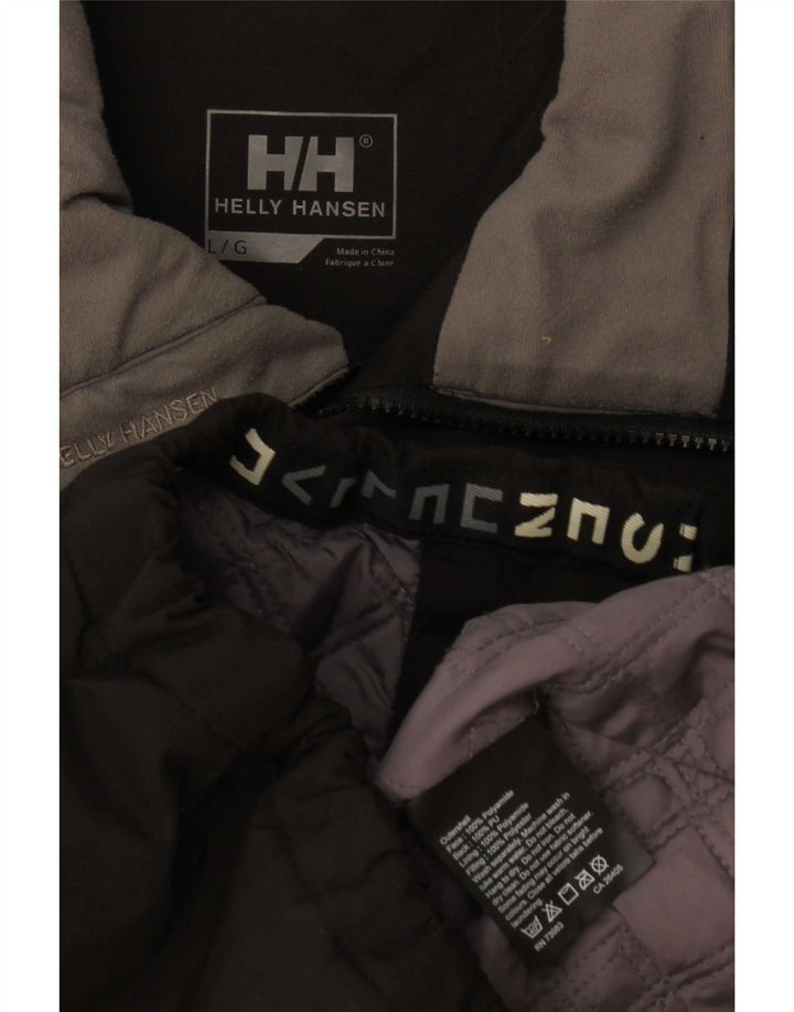 Helly Hansen Mens Windbreaker Jacket UK 40 Large Black Polyamide