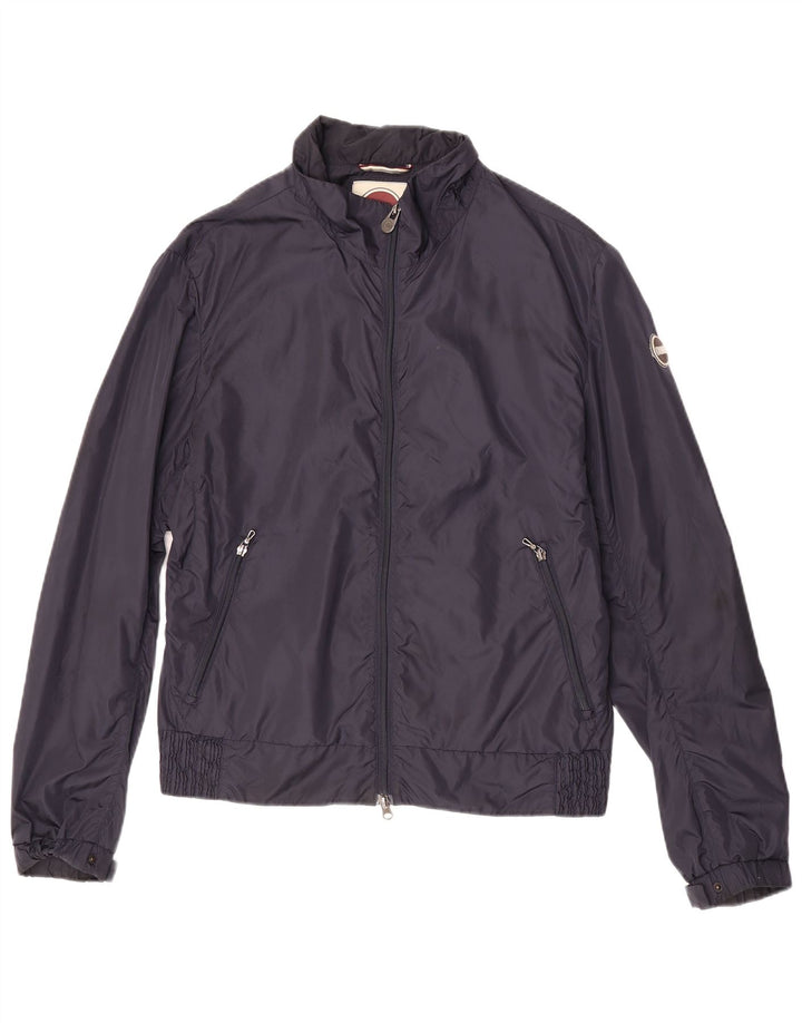 Colmar Mens Bomber Jacket IT 48 Medium Navy Blue Polyamide