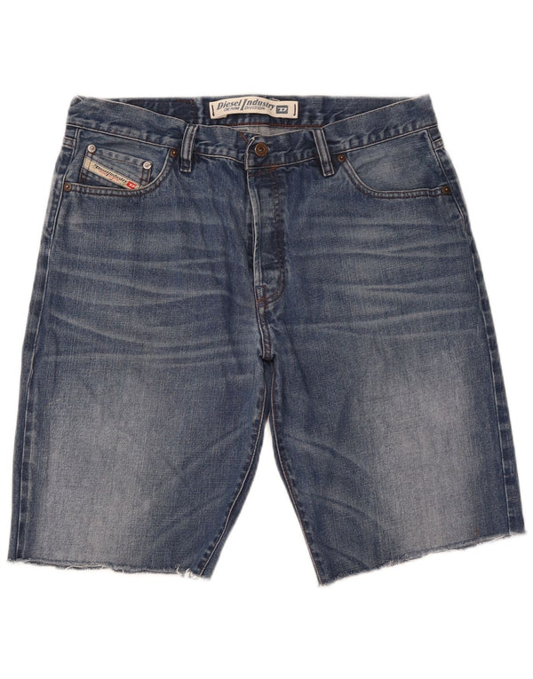 Diesel Mens Denim Shorts W38 XL  Blue Cotton