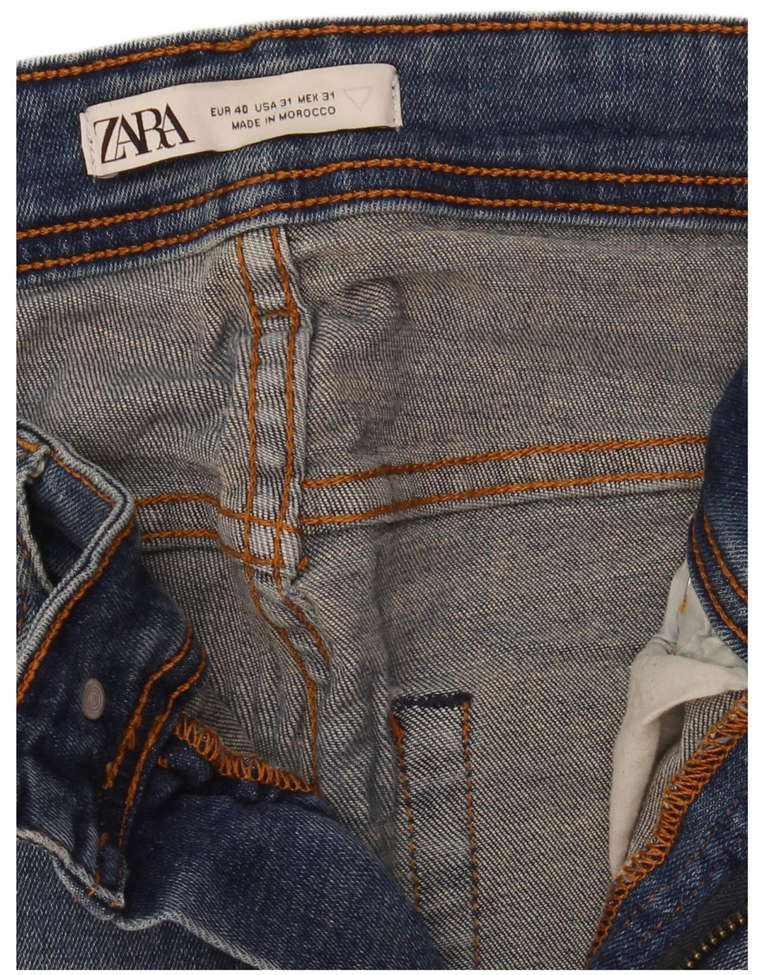 Zara Mens Skinny Jeans EU 40 Medium W31 L32 Blue