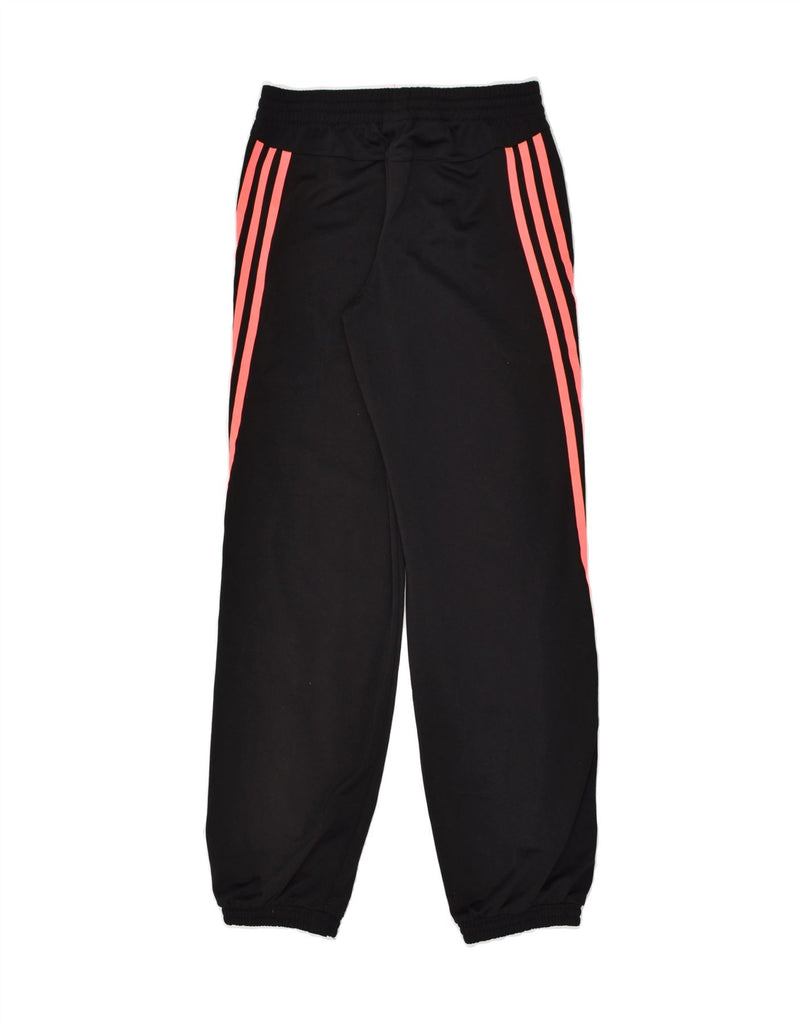 ADIDAS Boys Tracksuit Trousers Joggers 13-14 Years Black Polyester | Vintage Adidas | Thrift | Second-Hand Adidas | Used Clothing | Messina Hembry 