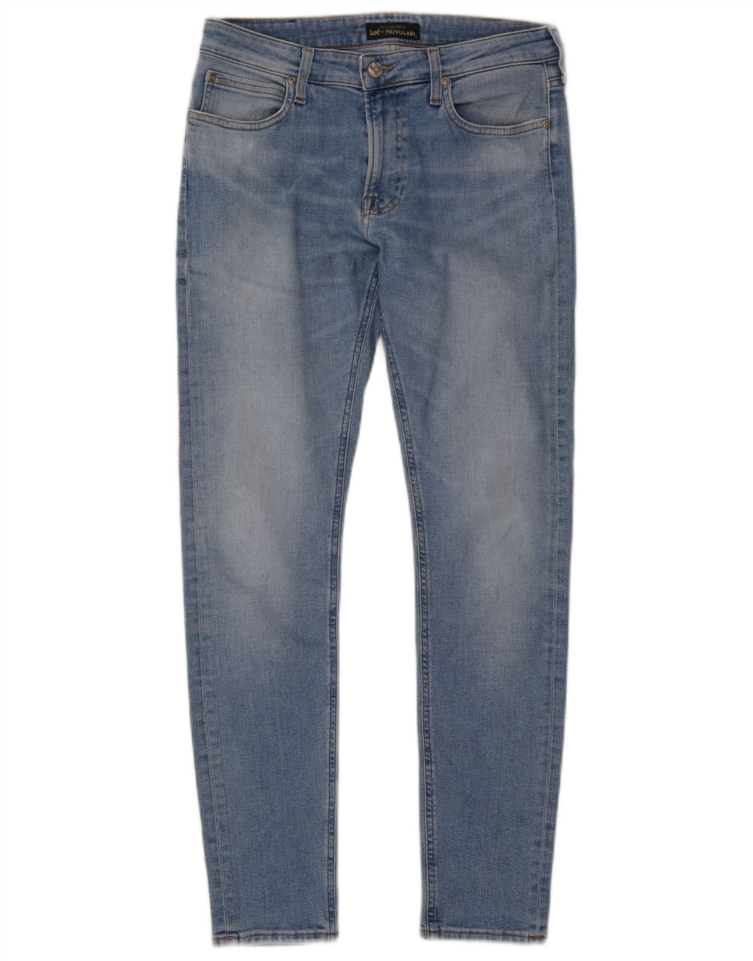 LEE Womens Malone Skinny Jeans W31 L30 Blue Cotton