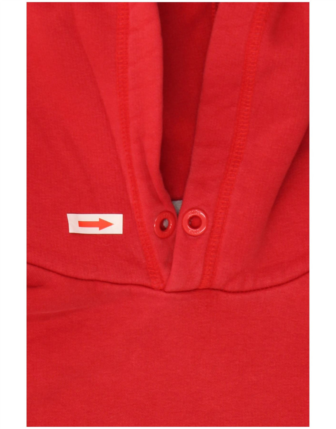 Nike Mens Graphic Hoodie Jumper Small Red Cotton