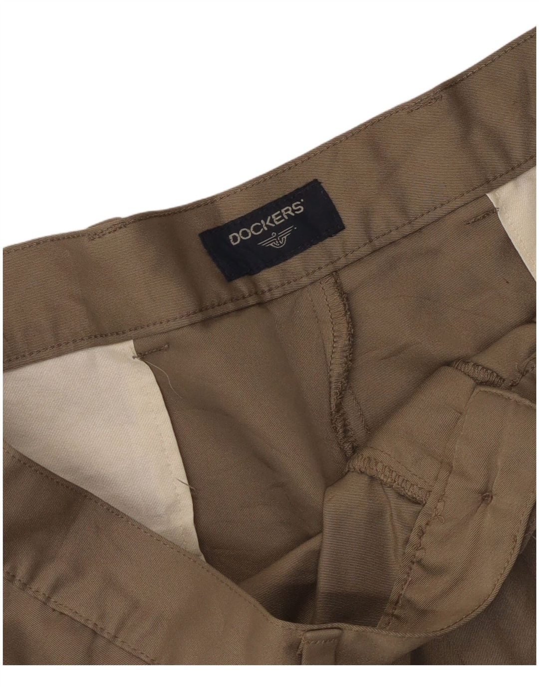 Dockers Mens Pegged Chino Shorts W34 Large  Beige