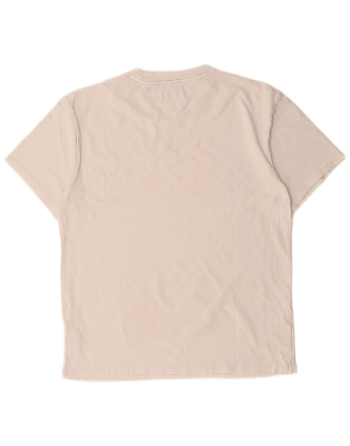 Tommy Hilfiger Mens Regular Fit Graphic T-Shirt Top Medium White Cotton