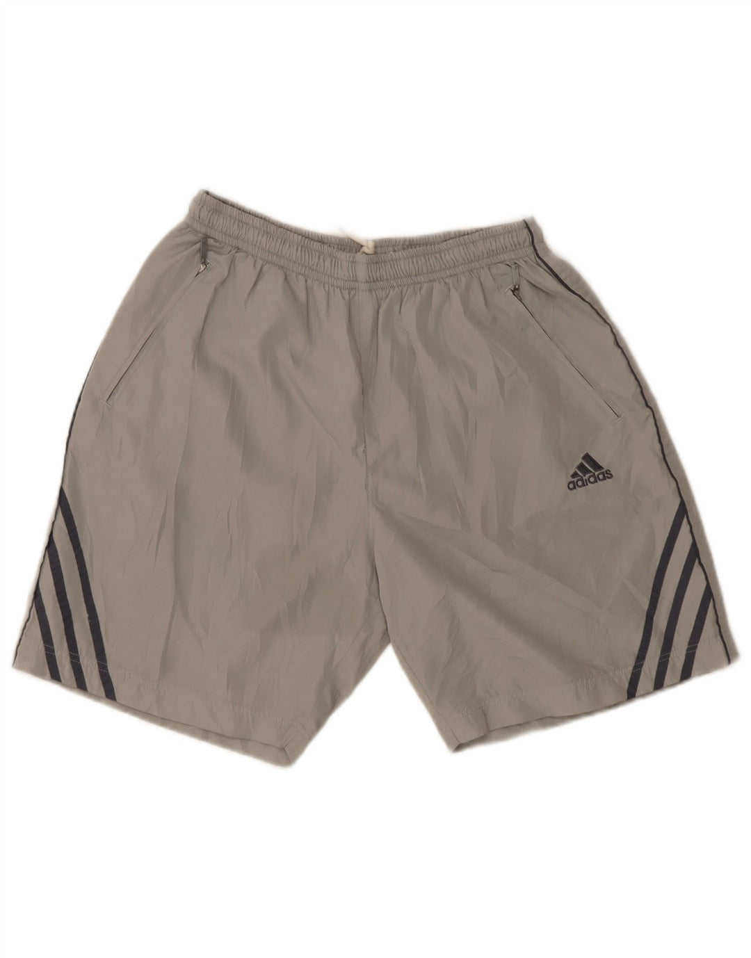 Adidas Mens Sport Shorts UK 40/42 Medium Grey Polyester