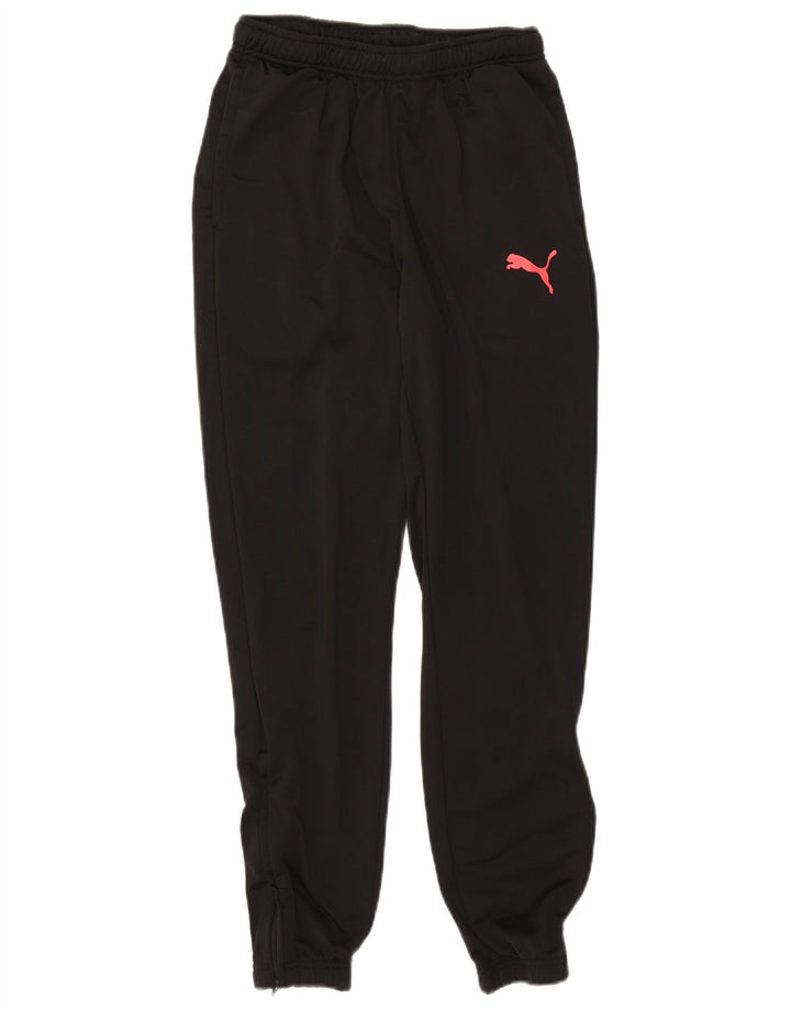 PUMA Mens Tracksuit Trousers Joggers Medium  Black Polyester