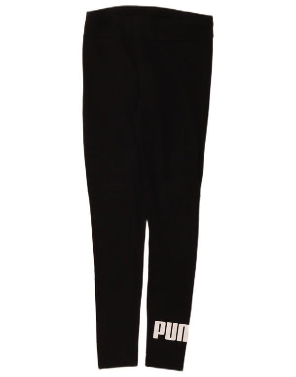 Puma Womens Graphic Leggings UK 8 Small Black