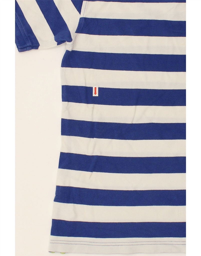 TOMMY HILFIGER Boys Polo Shirt 12-13 Years Large  Blue Striped Cotton | Vintage Tommy Hilfiger | Thrift | Second-Hand Tommy Hilfiger | Used Clothing | Messina Hembry 