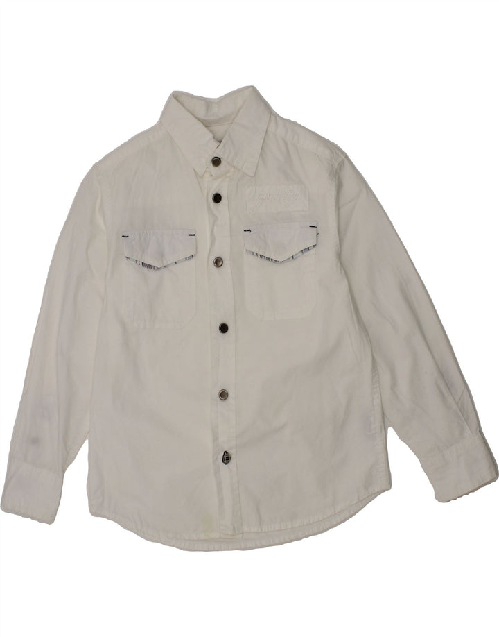 GAS Boys Shirt 5-6 Years White Cotton Vintage Gas and Second-Hand Gas from Messina Hembry 