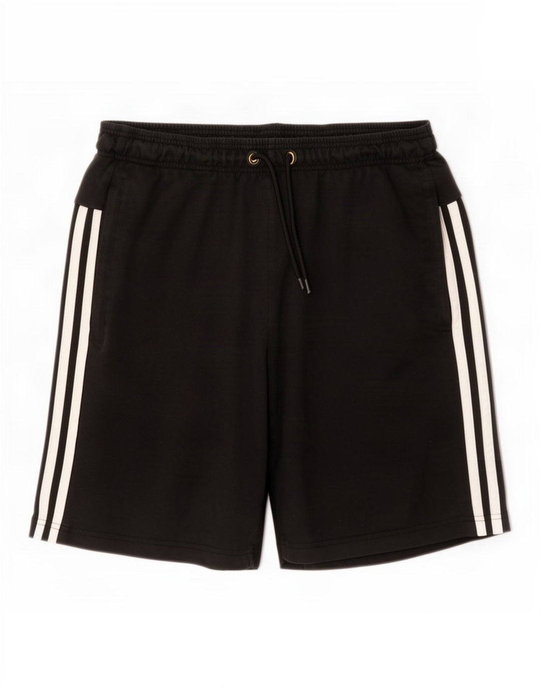 Adidas Womens Sport Shorts UK 12 Medium Black Cotton