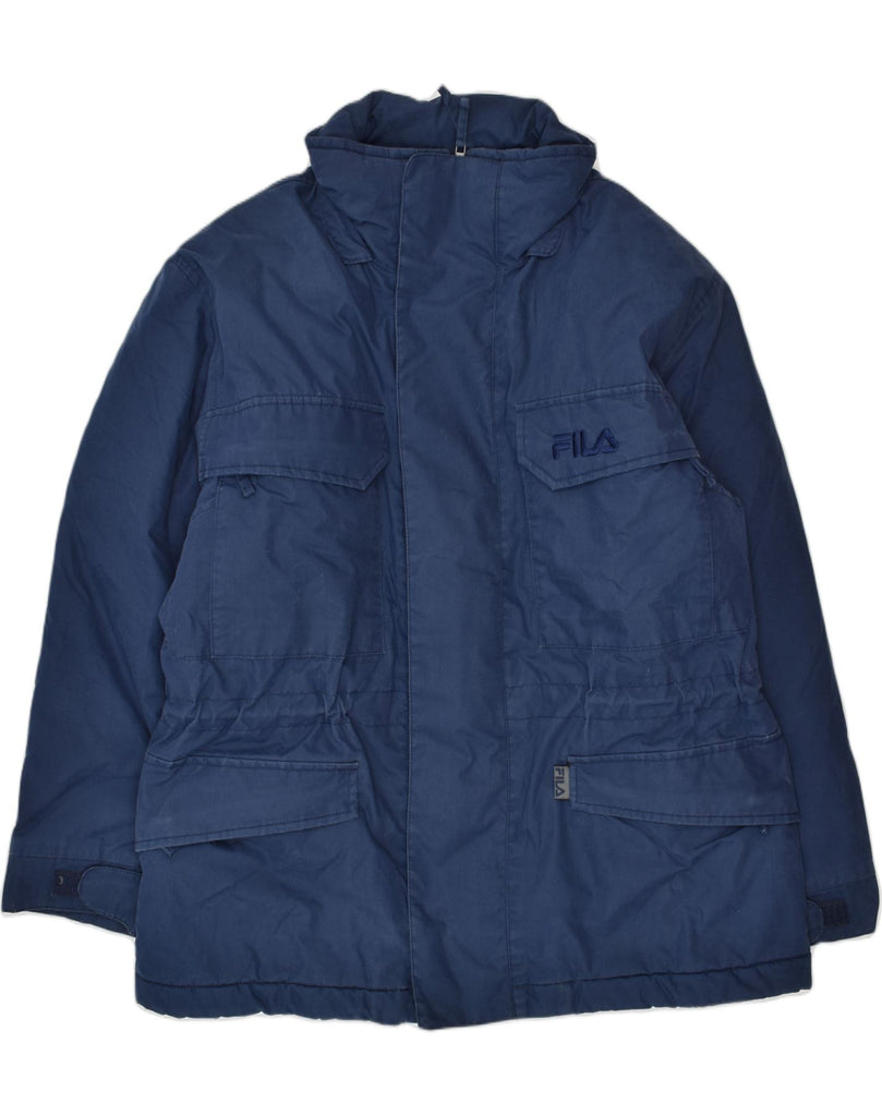 FILA Boys Utility Jacket 9-10 Years Navy Blue Nylon | Vintage Fila | Thrift | Second-Hand Fila | Used Clothing | Messina Hembry 