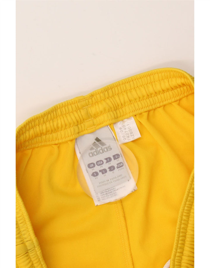 Adidas Boys Graphic Sport Shorts 11-12 Years Medium Yellow Polyester