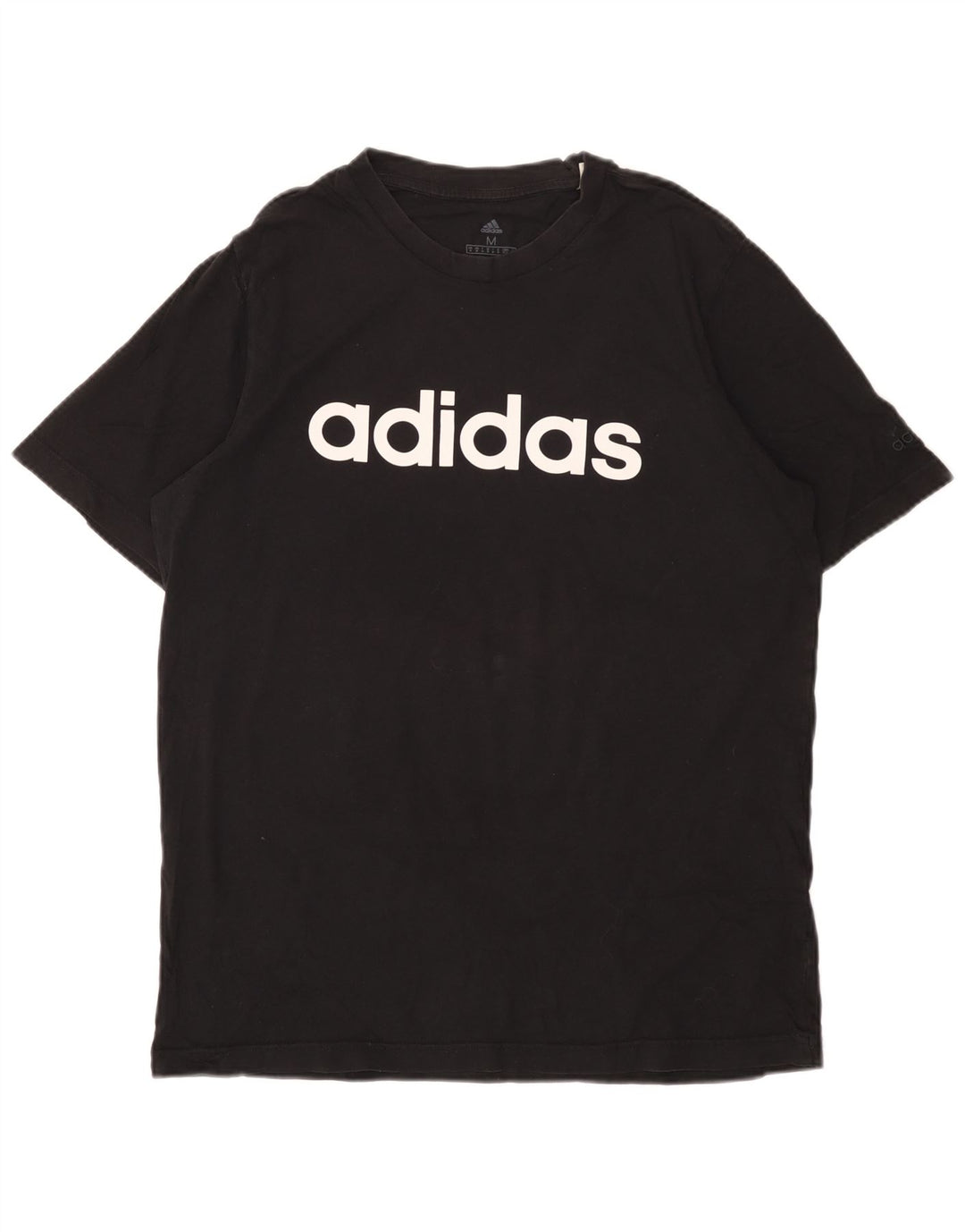 Adidas Mens Regular Graphic T-Shirt Top Medium Black