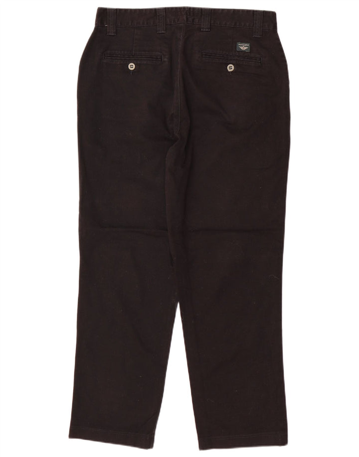 Dockers Mens Khakis Straight Casual Trousers W33 L26 Black