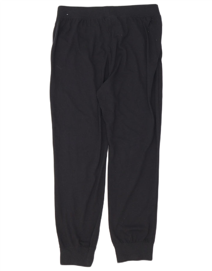 NIKE Womens Tracksuit Trousers Joggers UK 14 Medium Black Cotton