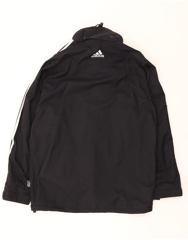 Adidas Mens Climashell Hooded Rain Jacket UK 44/46 Large Black Polyamide