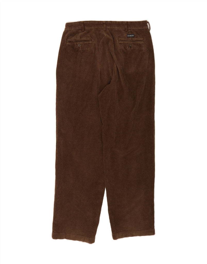 POLO RALPH LAUREN Mens Andrew Pant Corduroy Trousers W35 L34 Brown Vintage Polo Ralph Lauren and Second-Hand Polo Ralph Lauren from Messina Hembry 