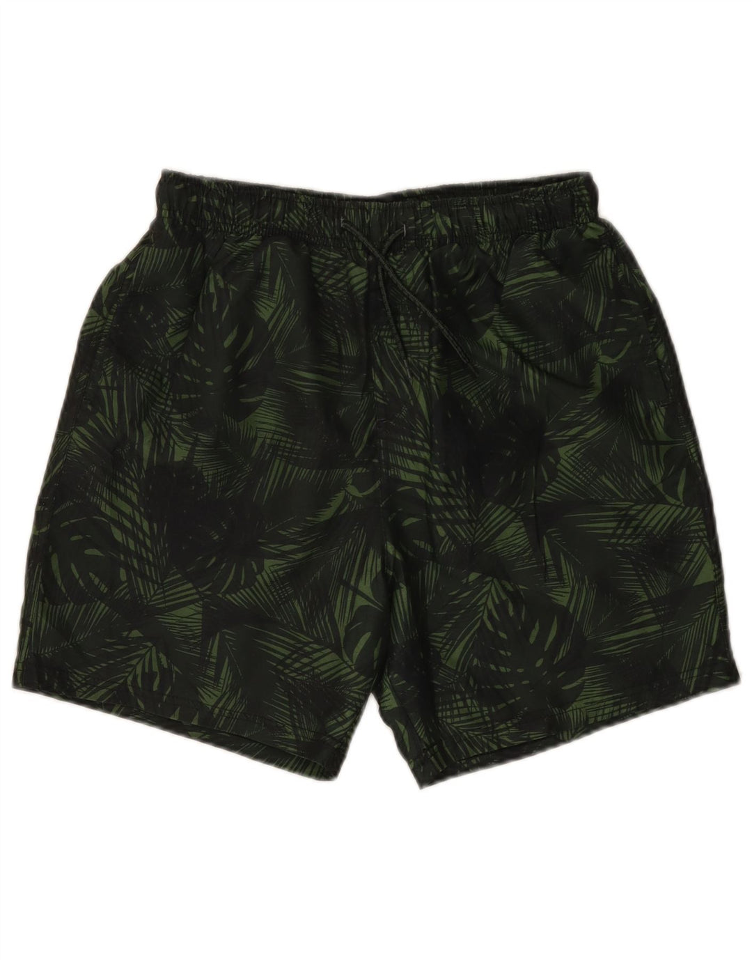 Mountain Warehouse Mens Swimming Shorts Small Green Floral Polyester