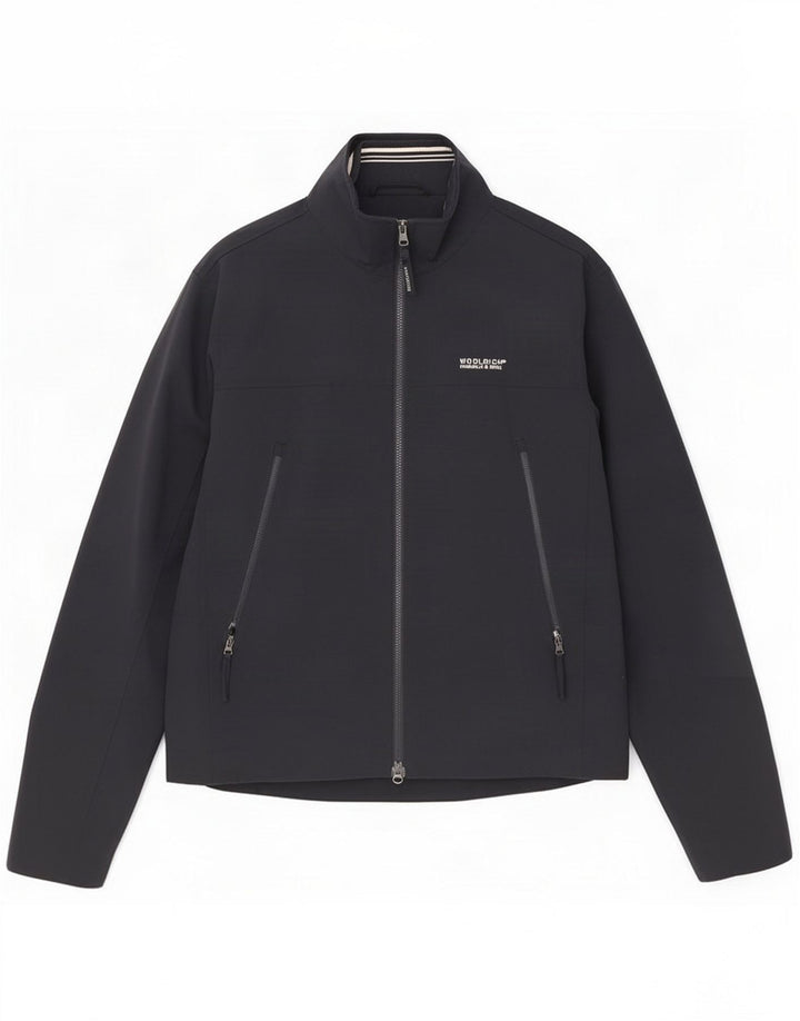 Woolrich Mens Tracksuit Top Jacket XL Navy Blue Nylon
