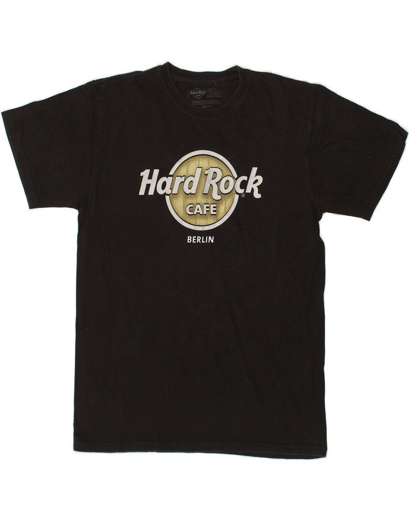 HARD ROCK CAFE Mens Berlin Graphic T-Shirt Top Medium Black Cotton | Vintage Hard Rock Cafe | Thrift | Second-Hand Hard Rock Cafe | Used Clothing | Messina Hembry 