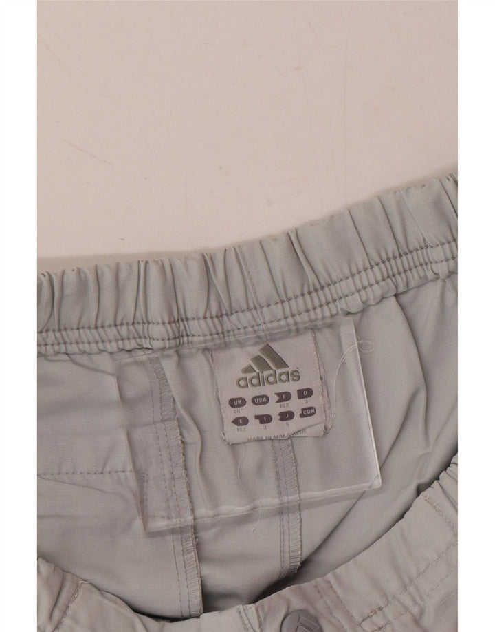 ADIDAS Mens Bermuda Sport Shorts Small  Grey Vintage Adidas and Second-Hand Adidas from Messina Hembry 
