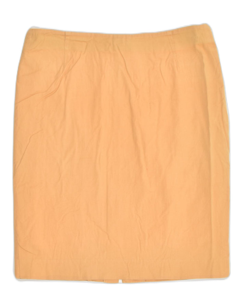 VINTAGE Womens Straight Skirt IT 46 Large W30  Orange | Vintage Vintage | Thrift | Second-Hand Vintage | Used Clothing | Messina Hembry 