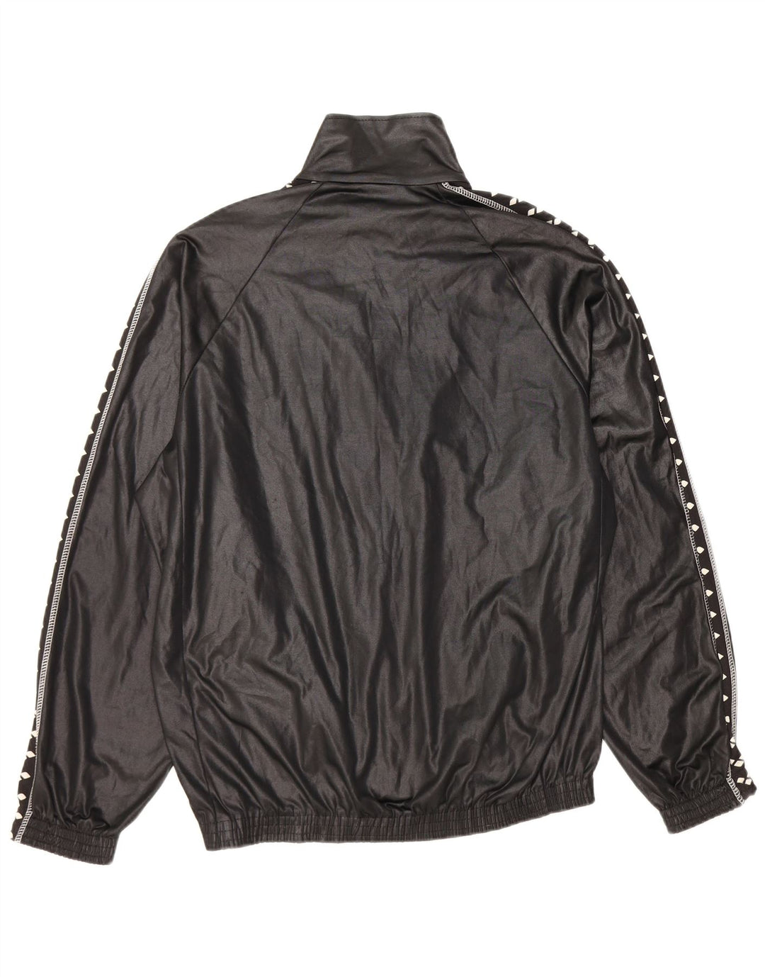 ARENA Mens Graphic Tracksuit Top Jacket Large Black Polyester