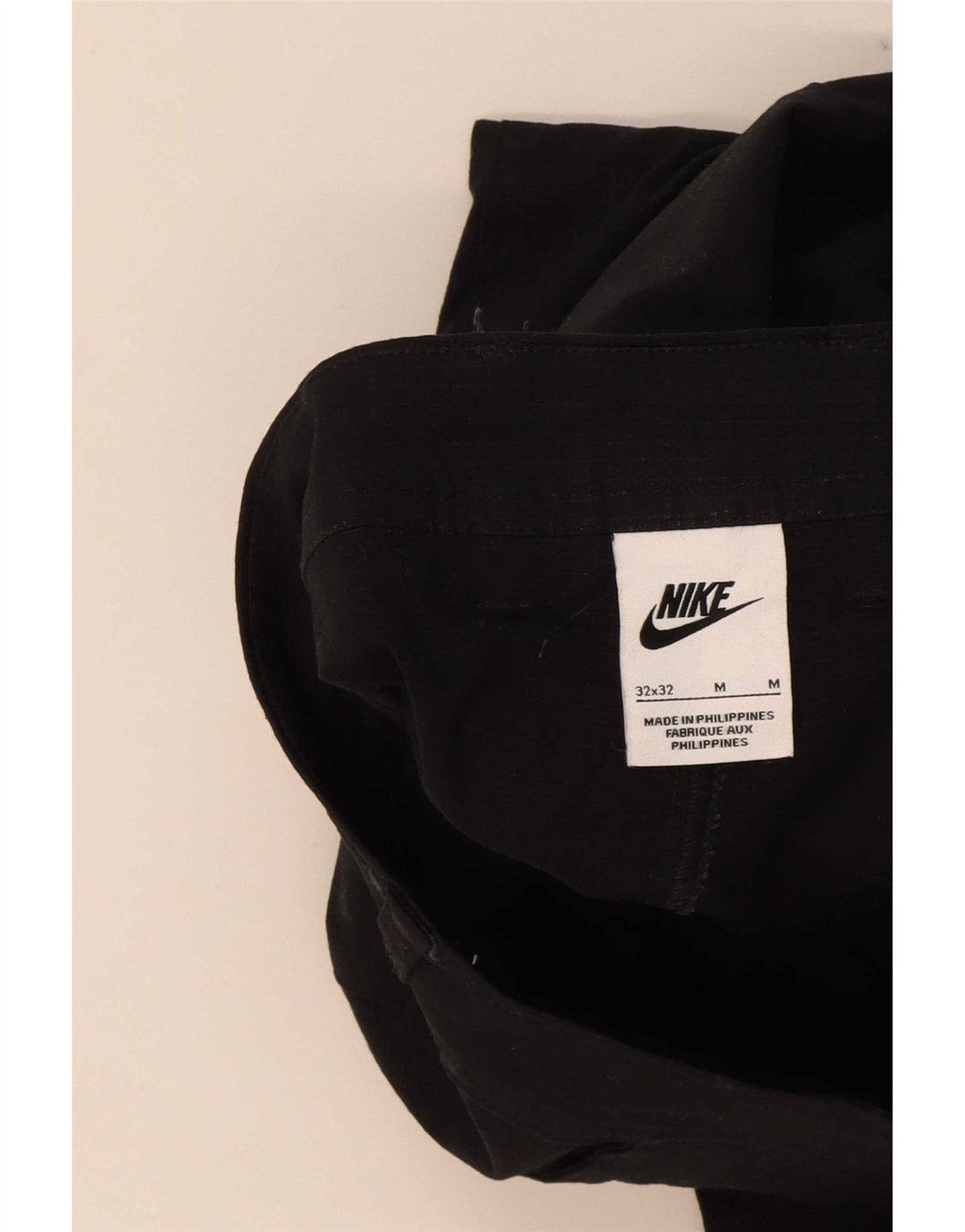 Nike Mens Tapered Cargo Trousers W32 L32 Black Cotton