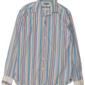 Ted Baker Mens Shirt Size 5 XL Multicoloured Striped Cotton