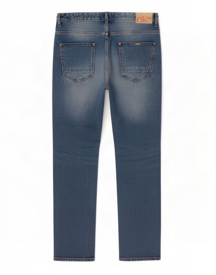 Springfield Mens Slim Jeans W38 L34 Blue Cotton
