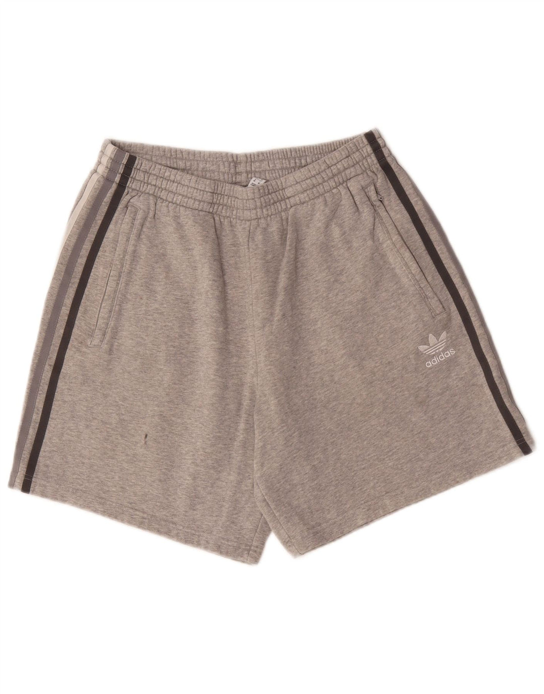 Adidas Mens Sport Shorts Medium Grey Flecked Cotton