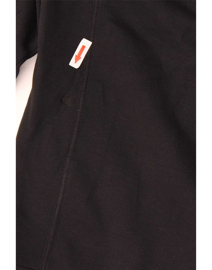 Nike Mens Zip Hoodie Sweater 2XL Black Cotton